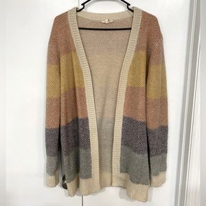 Color Block Cardigan